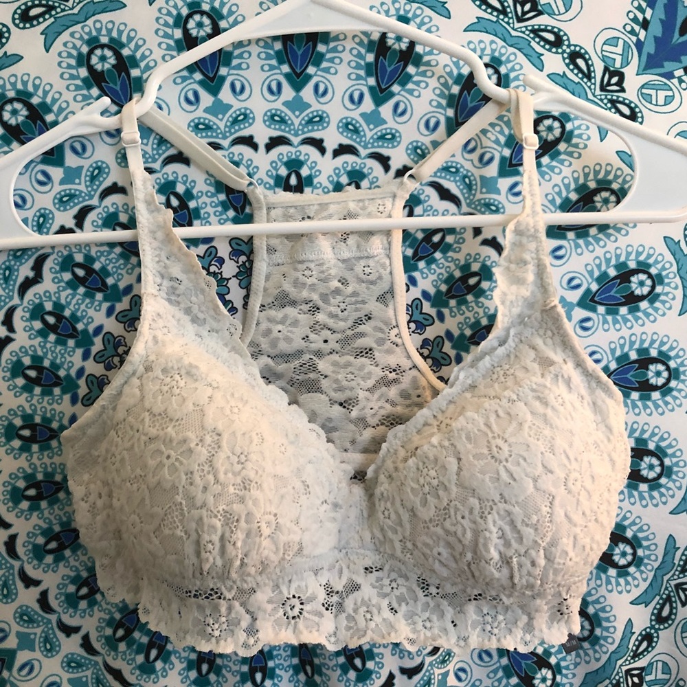 Aerie White Bralette